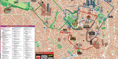 Милан хоп-он-хоп-офф автобусный тур карте