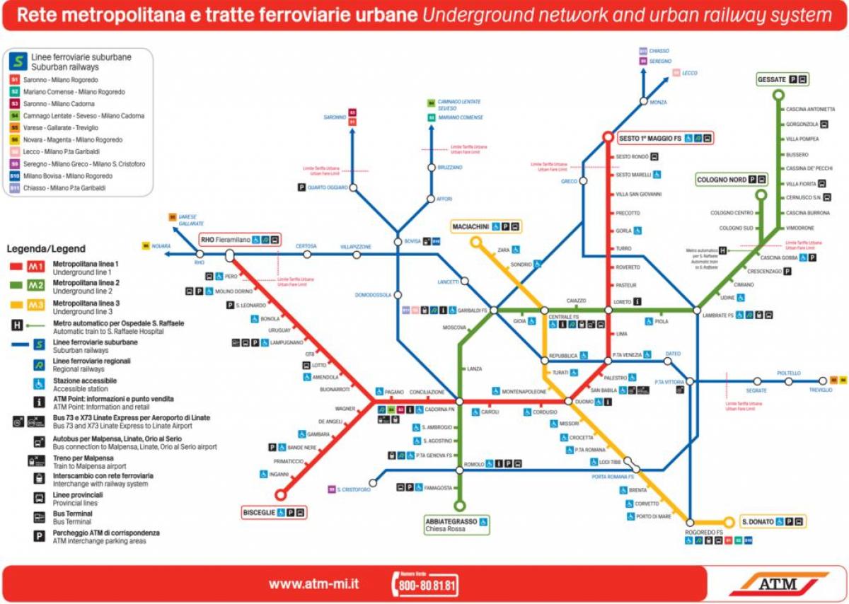 карта lampugnano автобусного вокзала Милана