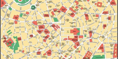 Милан Италия города Карта