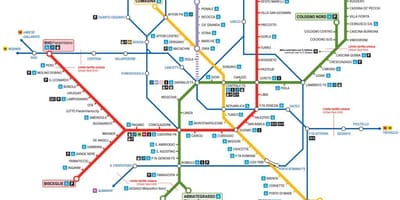 Карта банкоматов Милано