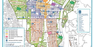 Карта Милана парковка 