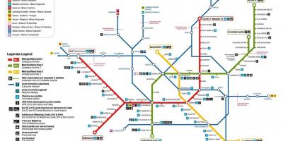 Карта Милана на автобусе 73 маршрута